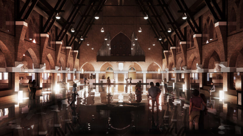 재활용으로 다시 태어난 해외 건축 공간들 4 MVRDV Heerlen Holy Water 7 Mirror church
