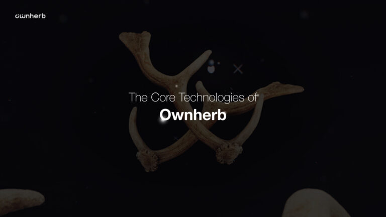 'The Core Technologies of Ownherb' 모션 그래픽