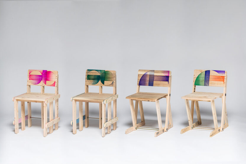 03. Craftcombine Patterned Pallet Chair 05 by Park yoon