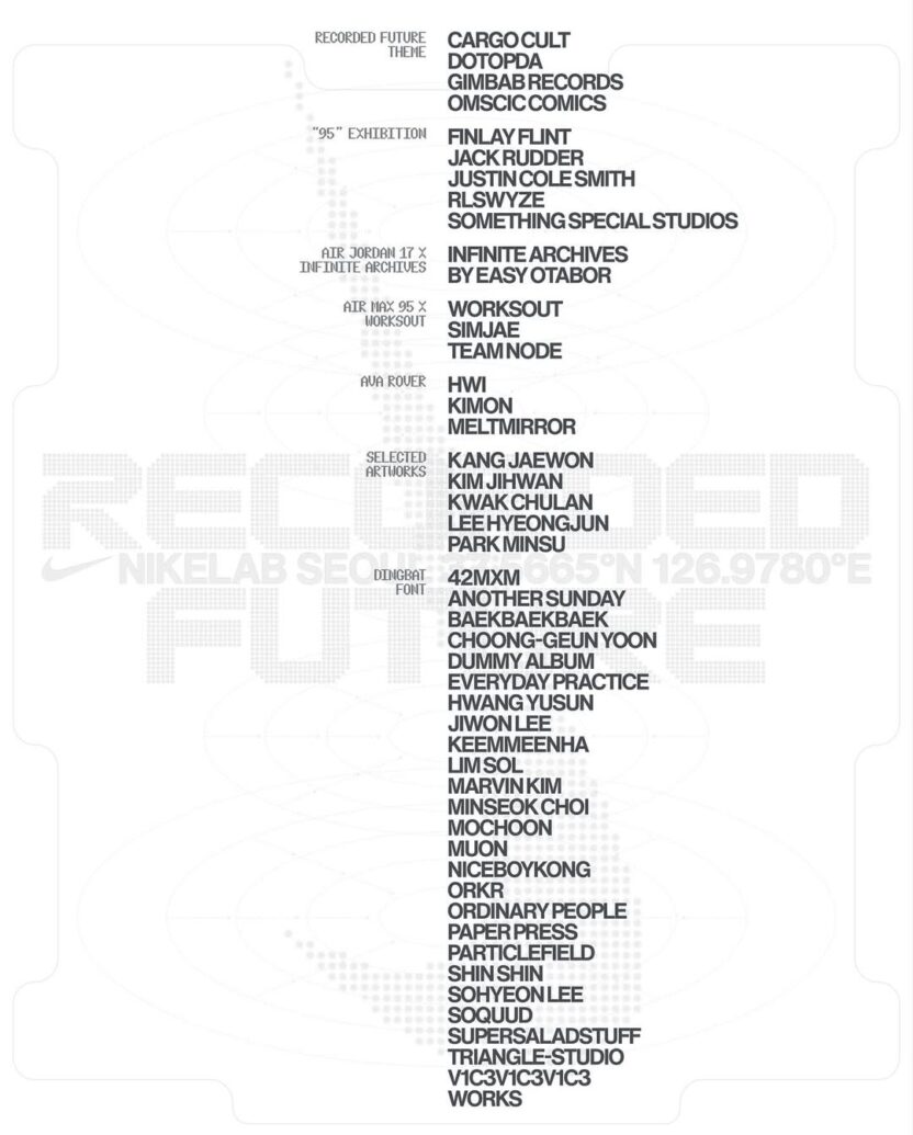 나이키가 과거로부터 그려가는 미래, 〈Recorded Future〉전 2 20250910 023220