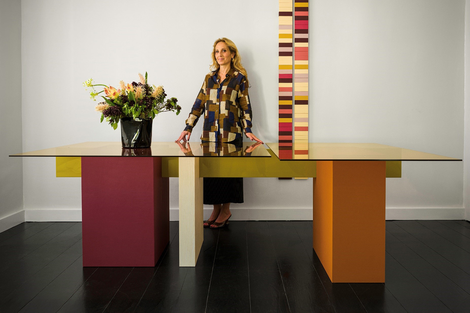 자연과 기하학이 공명하는 오브제, G Collection 8 Metropolis Desk Dining Table By Irene Goldberg 2025 For G Collection PH by Dan Perez