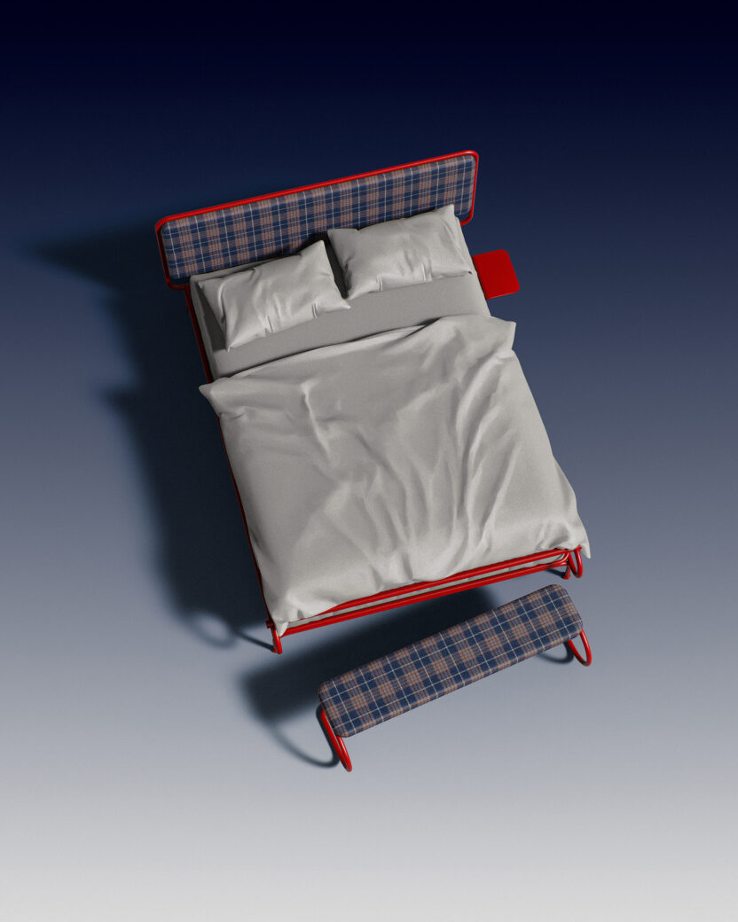 사용자의 라이프스타일을 담아내는 침대, Arka Bed 1 15 rendering