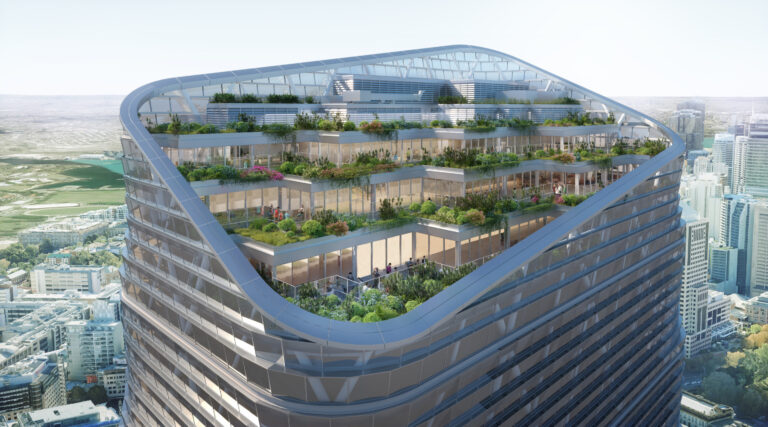 세계에서 가장 높은 하이브리드 목구조 빌딩, 아틀라시안 센트럴