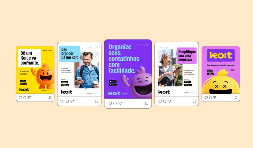 데이팅 앱의 새로운 문법, 코이트 6 branding for startups koit social posts